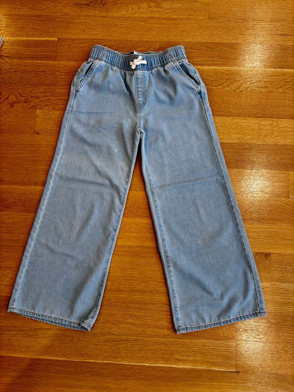 Old Navy Light Blue Wide-Leg Kids Denim Pants